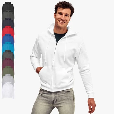 FRUIT OF THE LOOM - Kapuzenjacke Sweatjacke Hoodie Kapuzenpullover S M L XL XXL - Bild 1 von 4