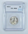 1953-S Washington Quarter MS66 ICG *5091
