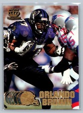 1997 PACIFIC COLLECTION CARD # 30 Orlando Brown - Baltimore Ravens