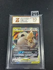 Pokemon Chinese Eevee & Snorlax GX CSM2cC-103 RRCard Sun&Moon Holo Grade 10