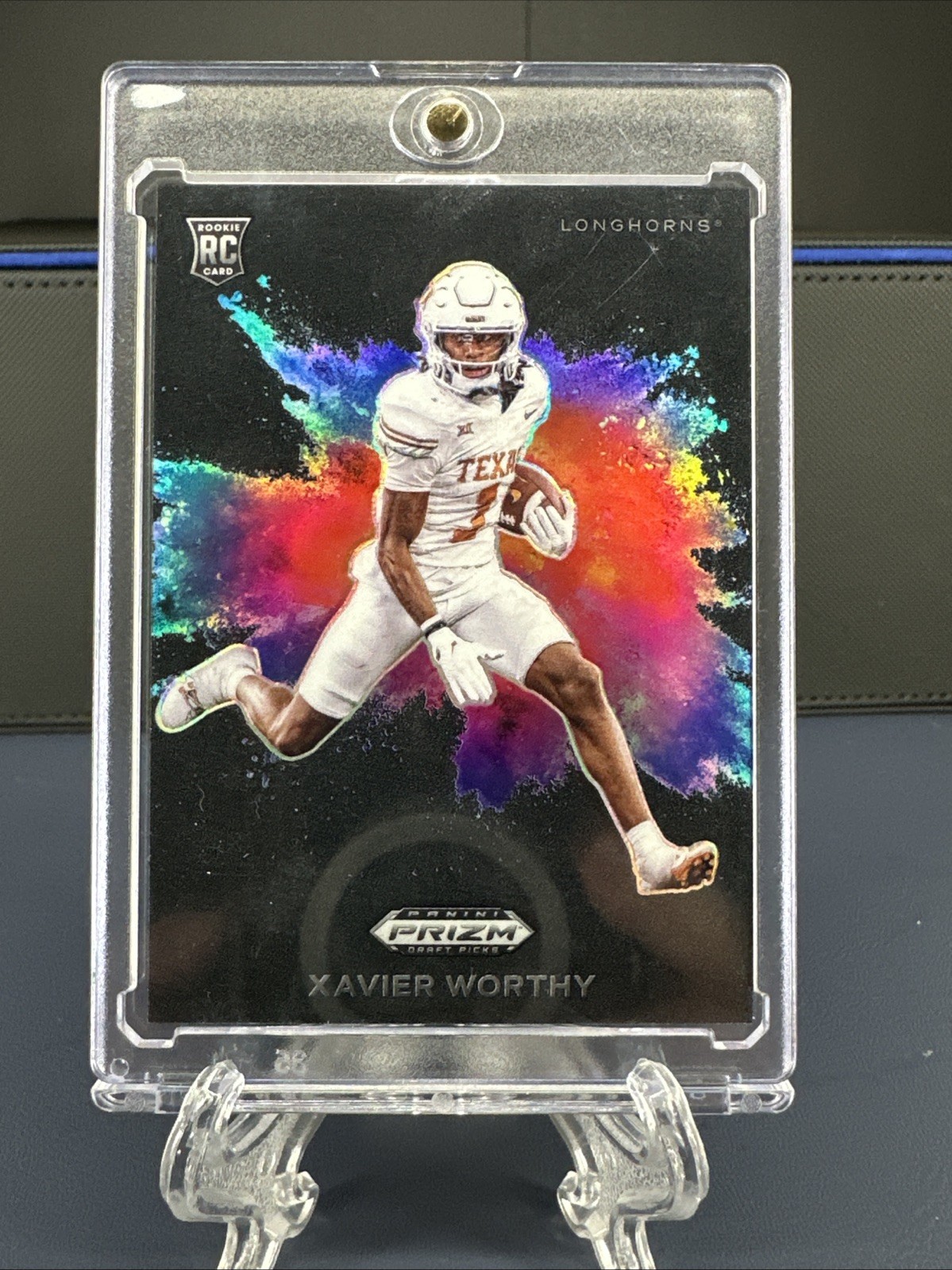 2024 Panini Prizm Draft Picks - Black Color Blast Xavier Worthy #CB-6 (RC)
