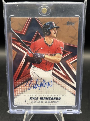 Kyle Manzardo #BSA-KM 2024 Topps Update Baseball Stars Autograph card