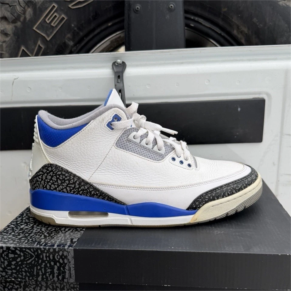 Jordan 3 Retro Blue for Sale - Authenticity Guaranteed - eBay