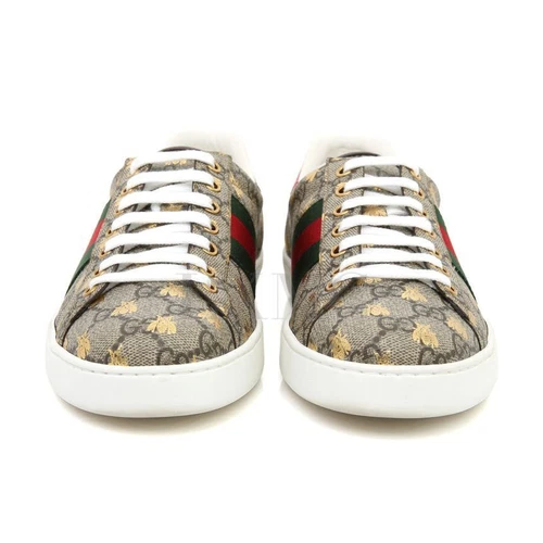 Baskets Gucci GG Supreme Ace rayures abeilles 548950 103851481