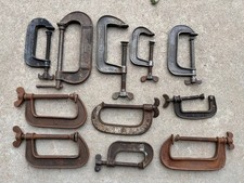 Vintage Lot (11) C-Clamps   Jorgensen, Stearn...