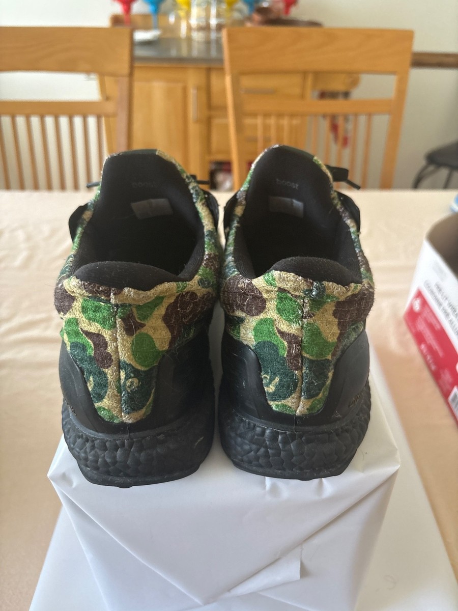A Bathing Ape ×  Ultra Boost Camo Size 11 - A Bathing Ape x adidas UltraBoost 4.0 Green Camo | eBay