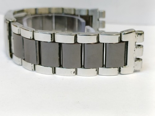 USED BAND STRAP SWATCH STAINLESS STEEL & CERAMIC BAND WIDTH 19.MM - Picture 5 of 11