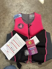 Body Glove Women's Segmented USCG Approved PFD Life Jacket, Pink/Black