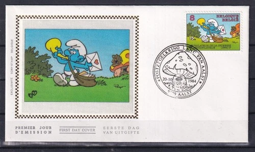 [LM78394] Belgium N°2150FDC Comics Smurfs First Day Cover COB € 22,00 SUPERB
