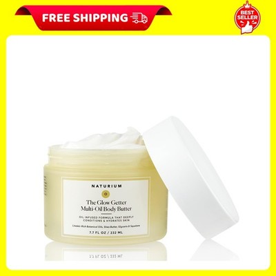 Naturium The Glow Getter Whipped Multi-Oil Body Butter, Firming Cream and Bod