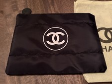 Chanel Black Nylon Beauty Pouch, GWP, Brand New