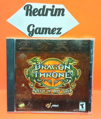Dragon Throne Battle Of Red Cliffs COMPLETE Windows PC CD-Rom Video Games