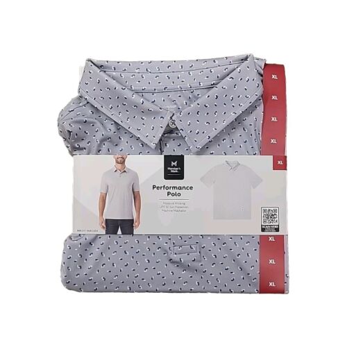 Member's Mark Men's Short Sleeve Moisture Wicking Performance Polo XL