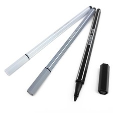 STABILO PEN 68 Fibre Tip Pens Assorted Set of 3 Colours Monochrome Tones