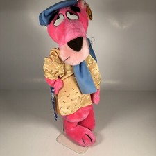 1980 PINK PANTHER Artist Touch of Velvet Plush 17" Figure with Stand