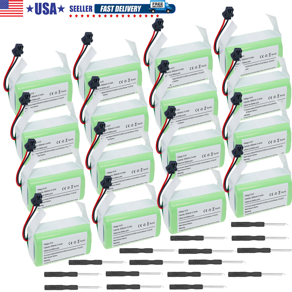 Eufy RoboVac 11S,11S Max, 12, 15T,15C,15C Max,25C,30,30C Max replacement battery