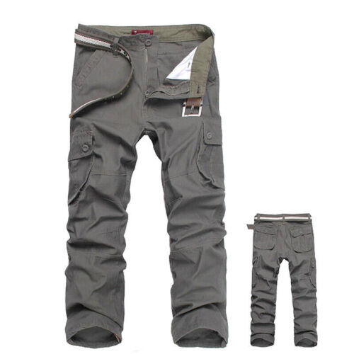 Mens Military Army Combat Trousers Work Cargo Pants Walking Multi Pocket Casual - Picture 10 of 16