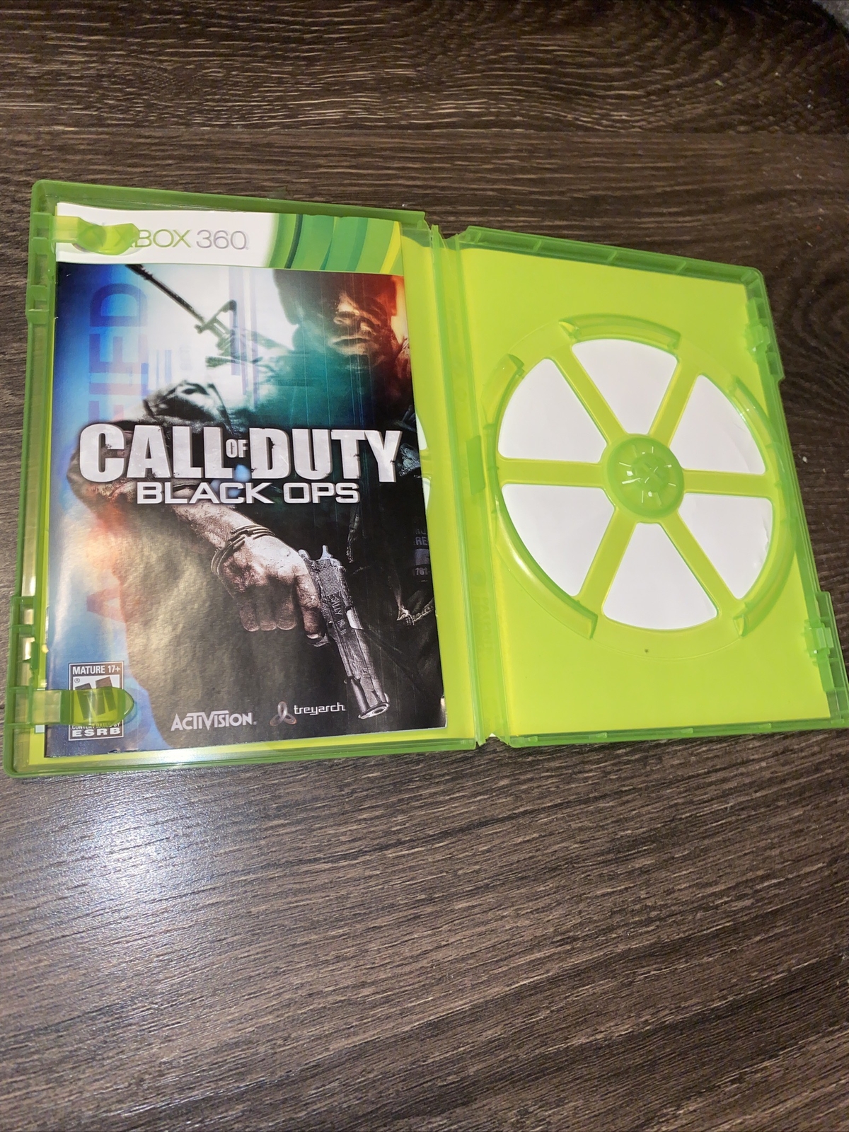 Call of Duty Black Ops Xbox 360 Replacement Case & Manual Only No game eBay