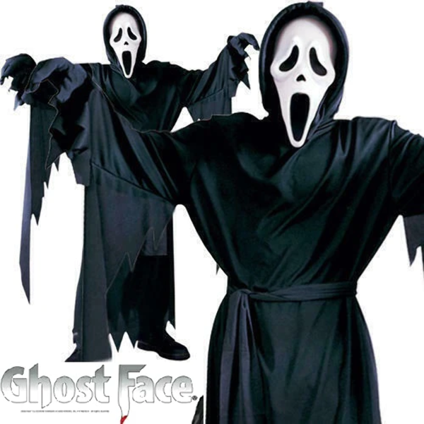Erwachsene Offiziell Scream KostüM Demon Geist Gesicht Killer Halloween-image