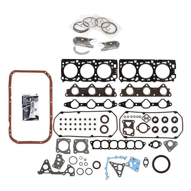 Full Gasket Set Bearings Rings Fit Mitsubishi Montero & Sport 3.0 6G72 - Image 2 of 4