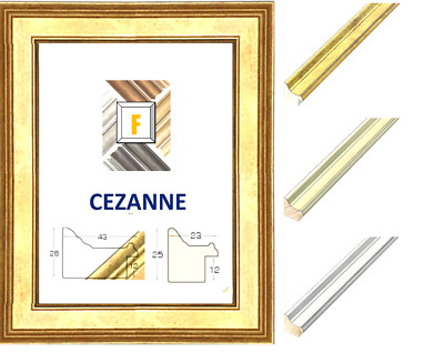 Bilderrahmen CEZANNE - Als Leer- oder Glaswechselrahmen (auch nach Wunschmaß)