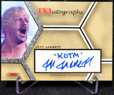2008 Tristar TNA Autographs Jeff Jarrett KOTM Inscription Auto Signed - RARE