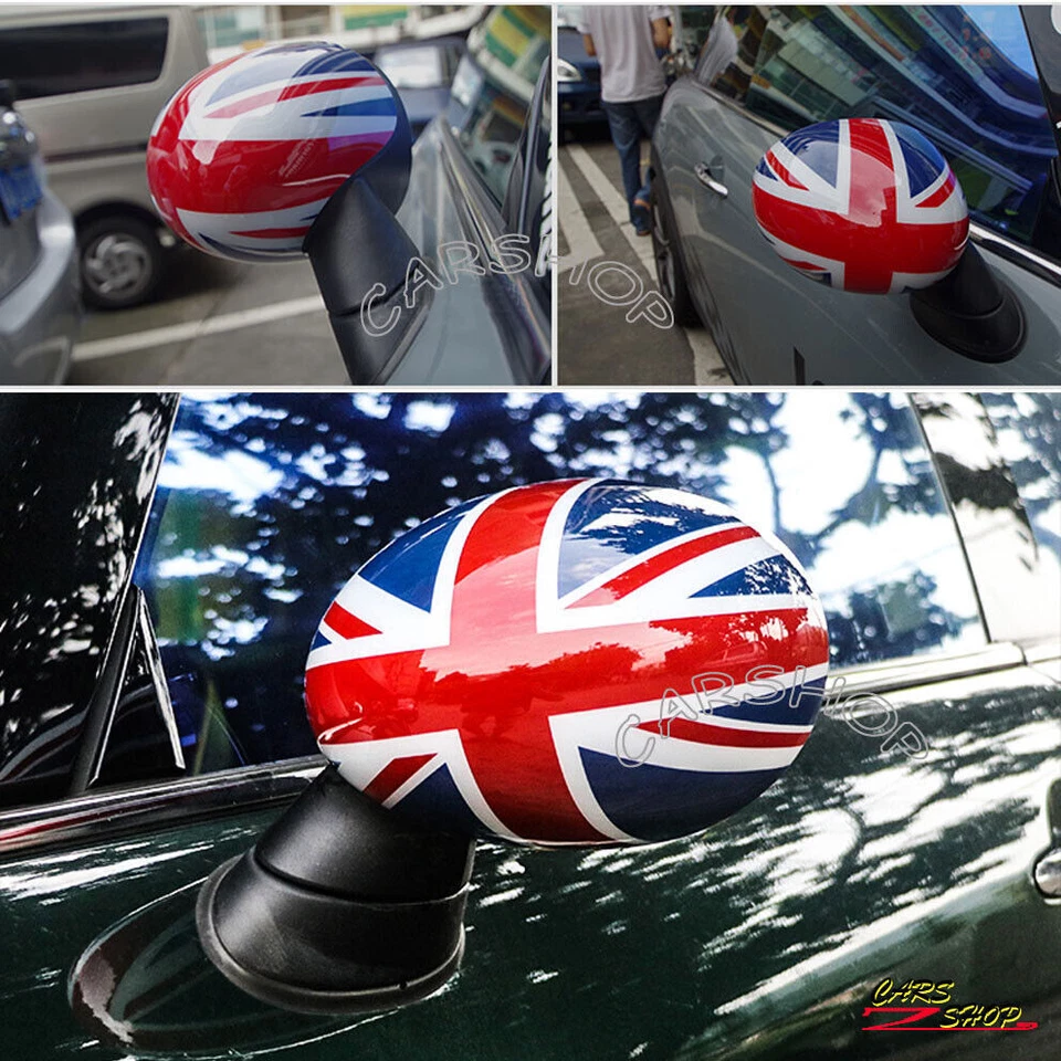 Сменная красная крышка бокового зеркала Union Jack для MINI Cooper F54 F55 F56 F60 14-19 - Изображение 3 из 4