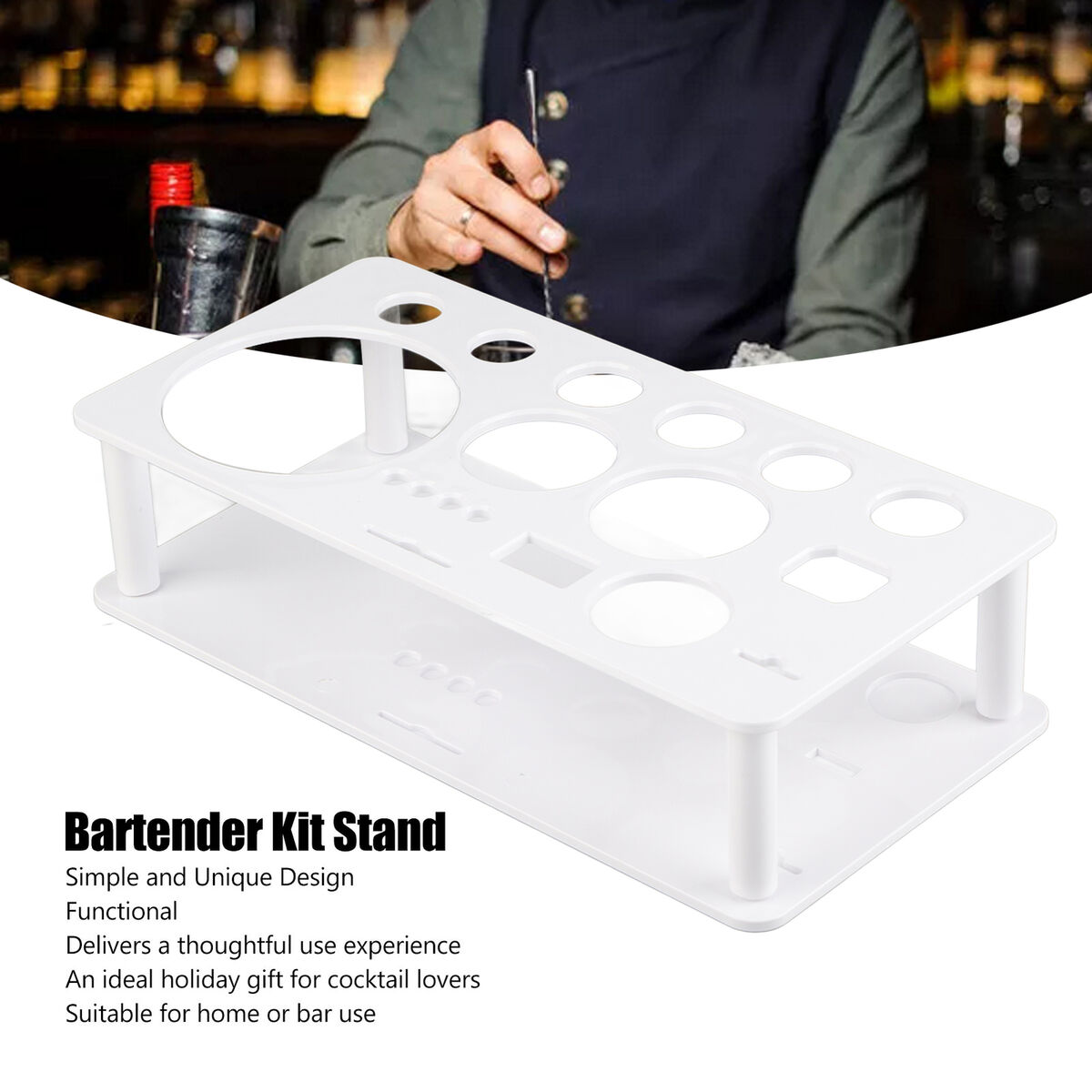 L)Barkeeper-Kit-Ständer Professioneller Cocktail-Shaker-Set-Ständer Für