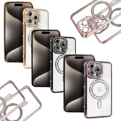 Glitzer Mag Schutz Hülle für Apple iPhone 13 - BLING Handy Tasche Case Etui NEW