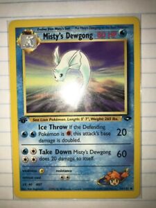 MISTY/'S DEWGONG Gym Challenge 54//132 Pokemon Card - NM uncommon