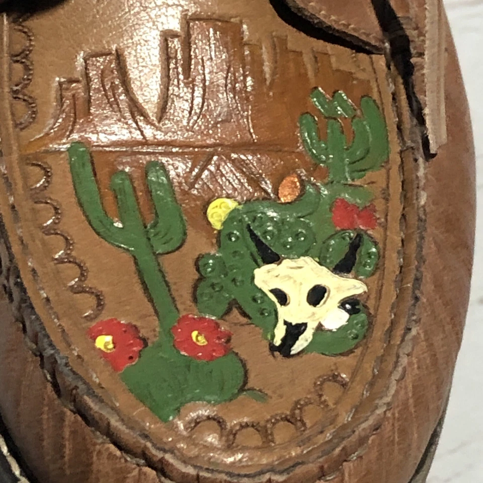 Roper Womens Southwest Desert Cactus Pattern Bertha Shoes Size 11 - Image 2 of 4