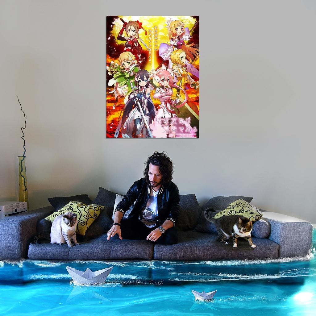 V7467 Yuuki Yuuna Wa Yuusha De Aru Washio Sumi No Shou Decor WALL