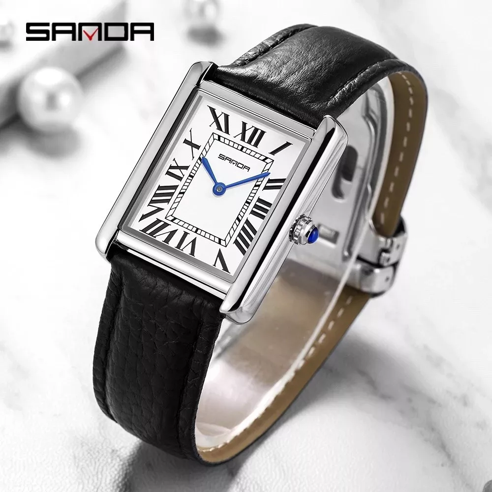 Cartier Tank Solo Steel Roman Numeral Dial Men's or Women's Watch WSTA0028