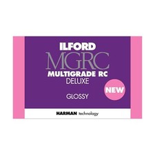 Ilford Multigrade V RC Deluxe Glossy Surface Black  White Photo Paper, 190gs...