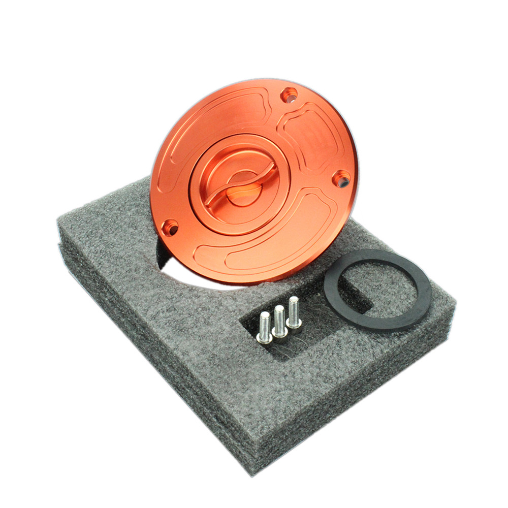 Fuel Gas Cap Cover Keyless Fit ZX-6 ZX7R ZX-11 GPZ250/GPX250 NINJA