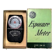 Vintage GE Type DW-68 Portrait Photographers Handheld Light Exposure Meter D cor