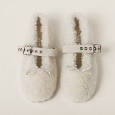 MIU MIU BALLERINE IN MONTONE COLOR NATURALE 39