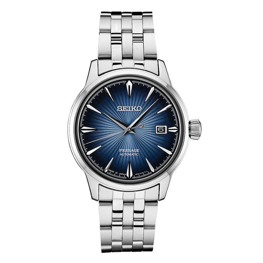 New Seiko Presage Cocktail Time Automatic Stainless Steel Men's Watch SRPB41