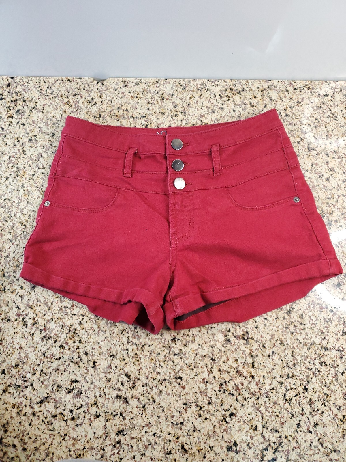 No Boundaries Mid Rise Booty Short Shorts Juniors Siz Gem no-boundaries-mid-rise-booty-short-shorts-juniors-siz-gem