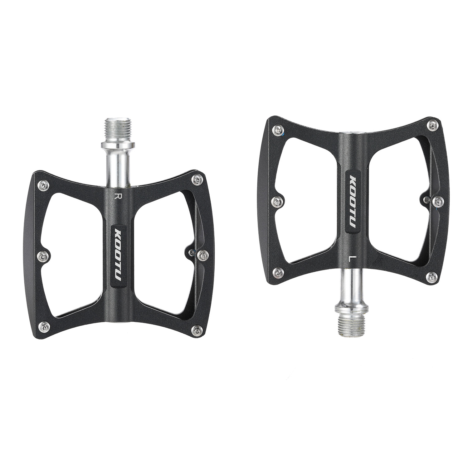 KOOTU Mountain Road Bike Pedals 9/16'' Aluminum Alloy Bearing