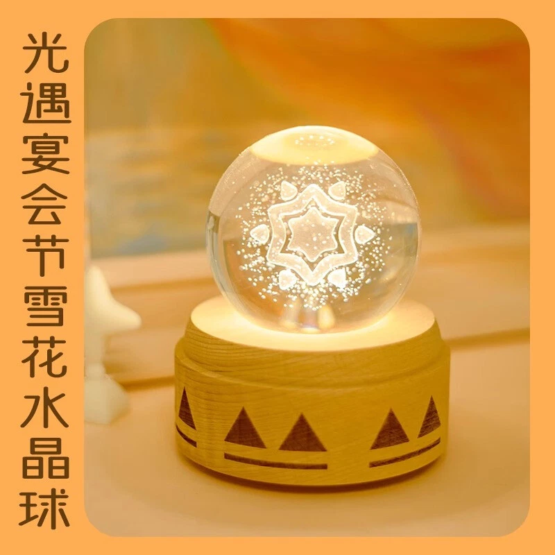 Sky：Children of the Light Snow Crystal Ball Music Box Night Light Birthday Gift - Image 2 of 4