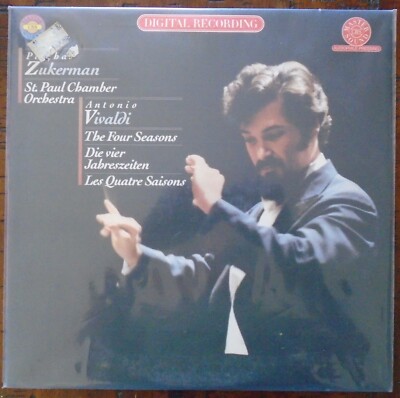 VIVALDI, Four Seasons Zukerman St. Paul Chamber Orch USA New Old Stock Sealed LP