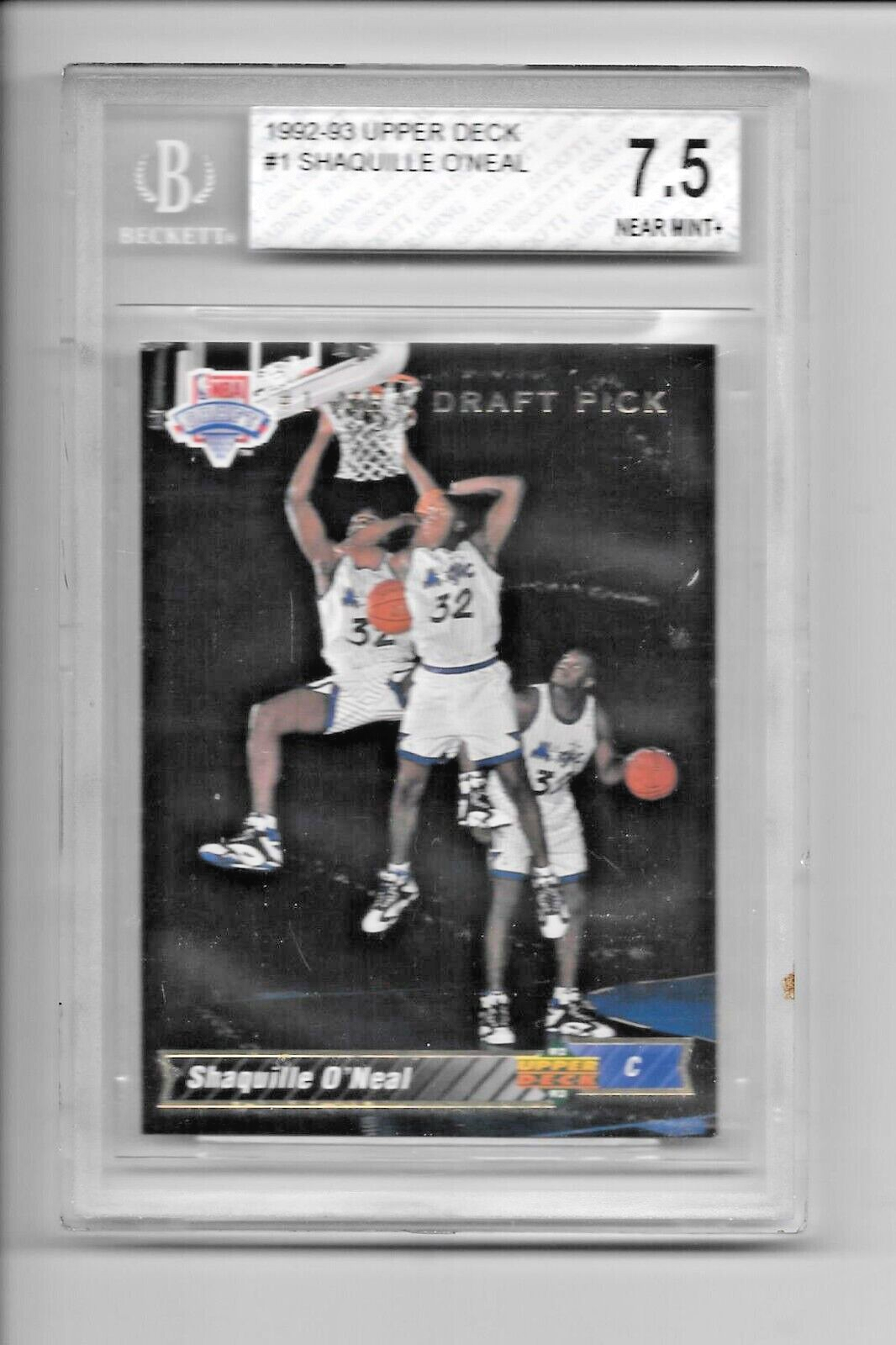 Rookie Magic 1992-93 Upper Deck Shaquille O'Neal SP Rookie Magic #1 Basketball ...