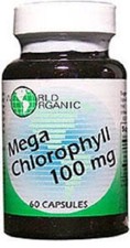 Mega Chlorophyll 60 Caps 100 MG by World Organics