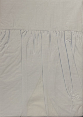 King Size Basis Volant Laken Himmelblau Luxus Polycotton 150 Fadenzahl