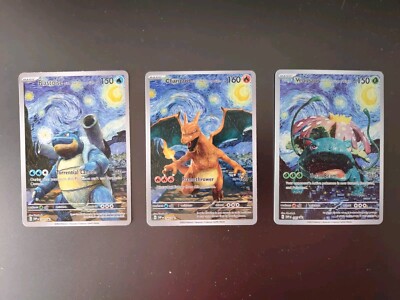 Pokemon Karten Starter Lot 1 Generation Van Gogh Style