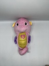 FISHER-PRICE Soothe Glow Seahorse, Pink, Plush Toy with Music - Brand New