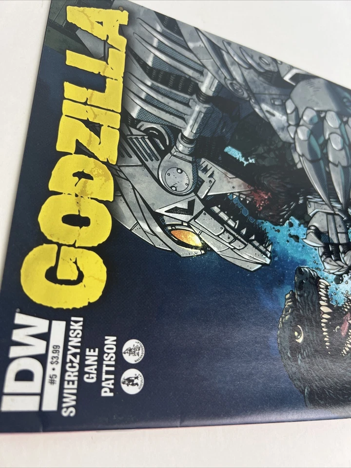Libro de historietas Godzilla IDW #5 Mechagodzilla 2012 Toho Pattison Foto 4 de 4