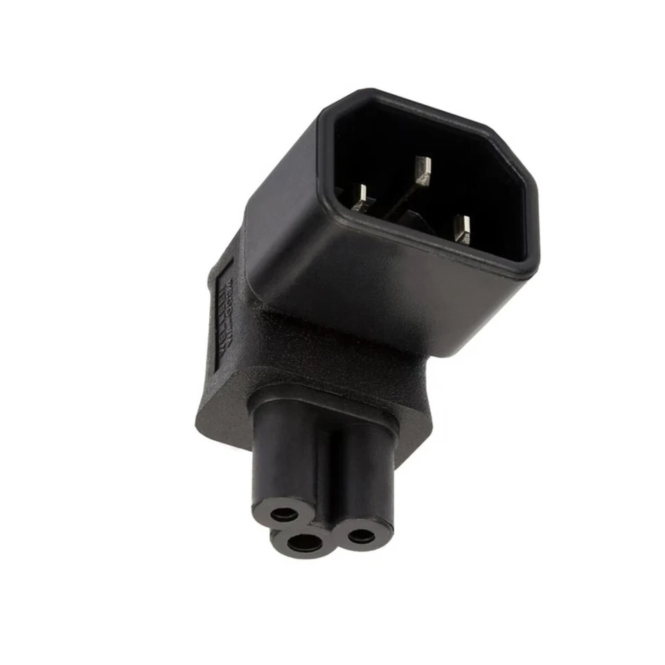 IEC 320 C14 to IEC C5 angled adapter,C14 to C5 Angled adapter WA-0094 - Image 4 of 4