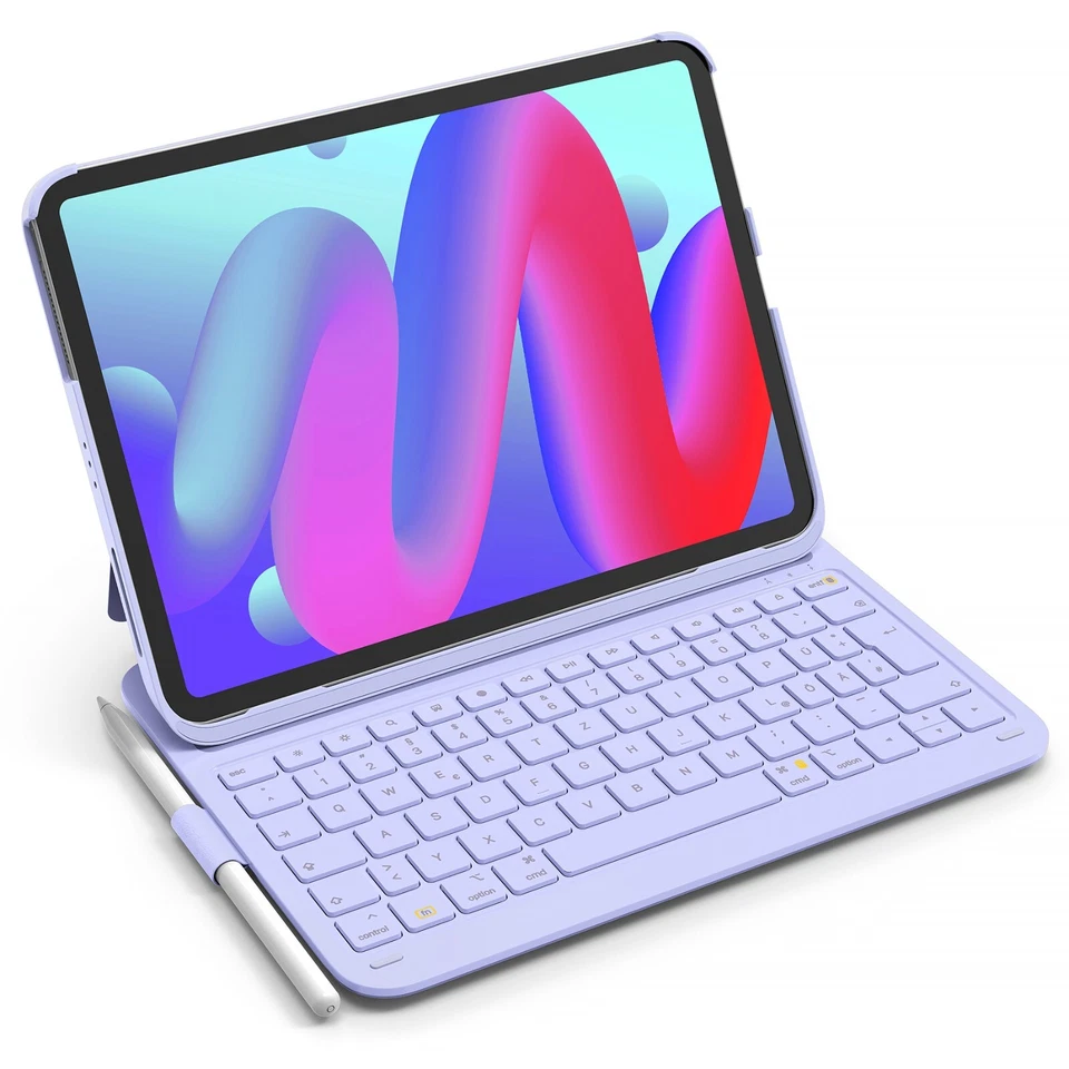 Inateck Ultraleichte Hülle Tastatur iPad 11 Gen. A16,iPad 10,Air 7/6,Pro 11 Zoll